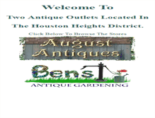 Tablet Screenshot of bensantiquegardening.com